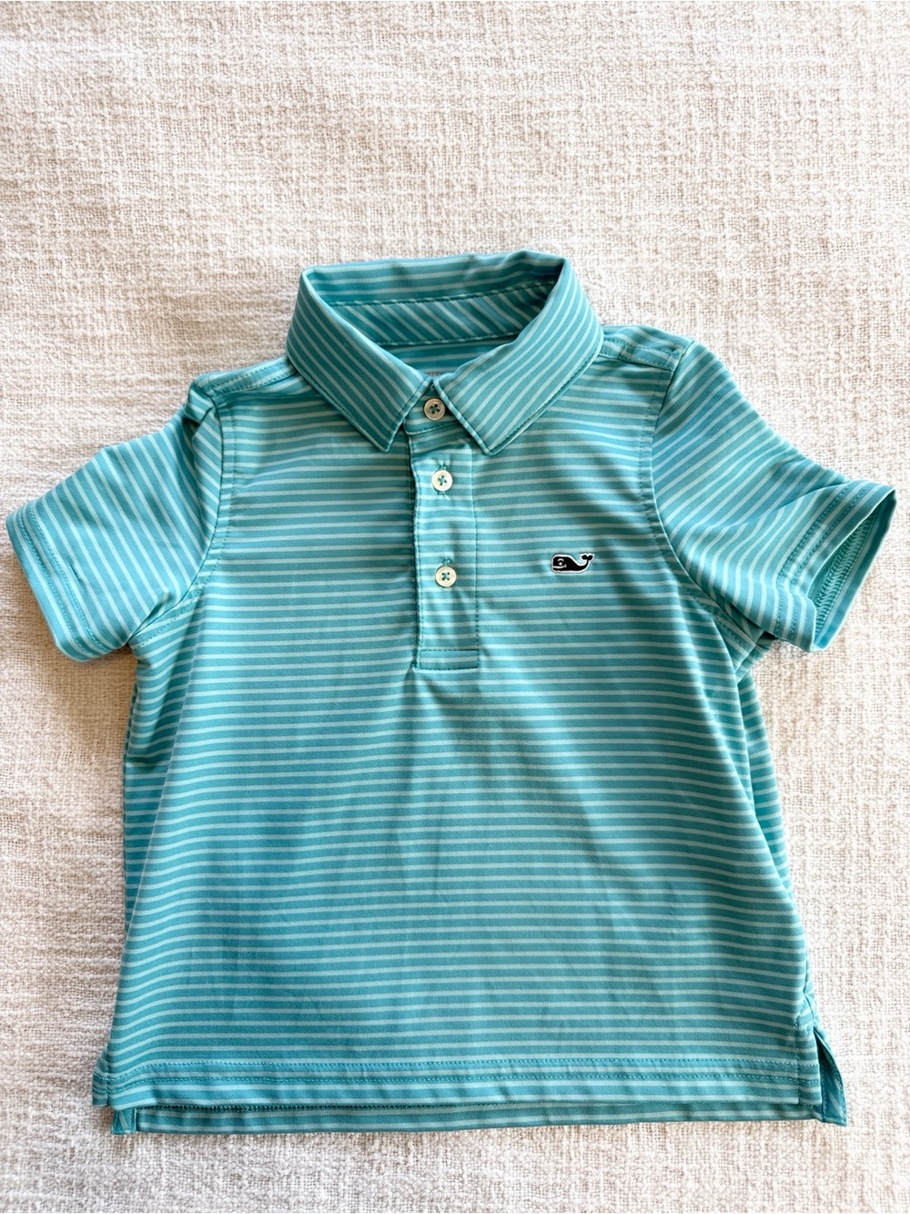Vineyard Vines 3T Performance Aqua Polo